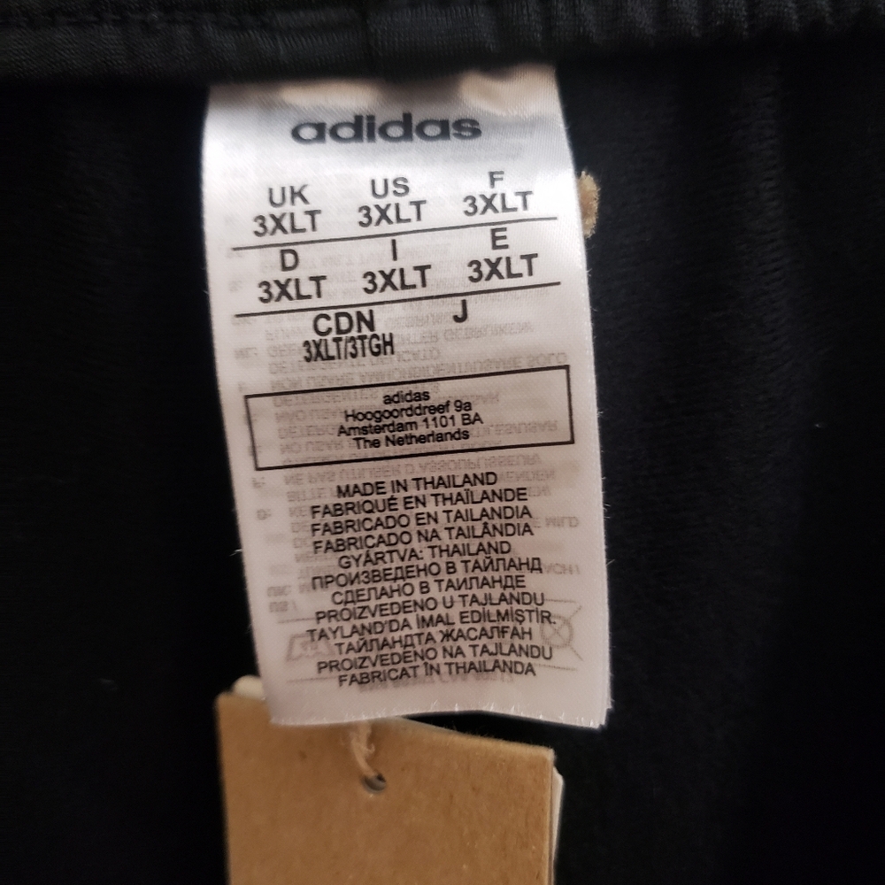 Adidas Men's Black Track Pants - Picture 3 of 6